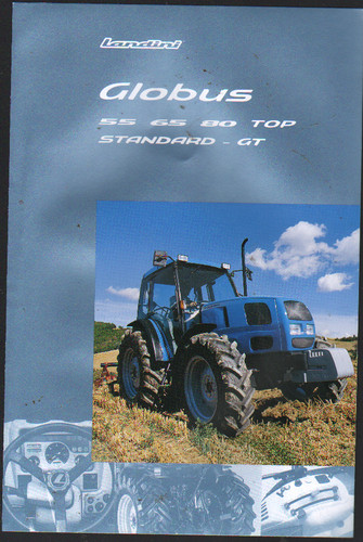 Foglietto brochure trattore