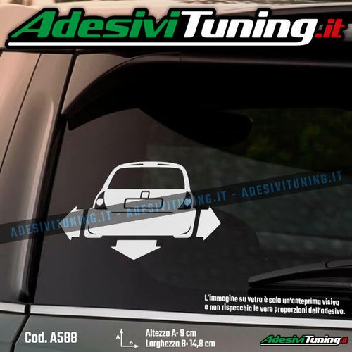 Adesivo down out renault clio - adesivo,