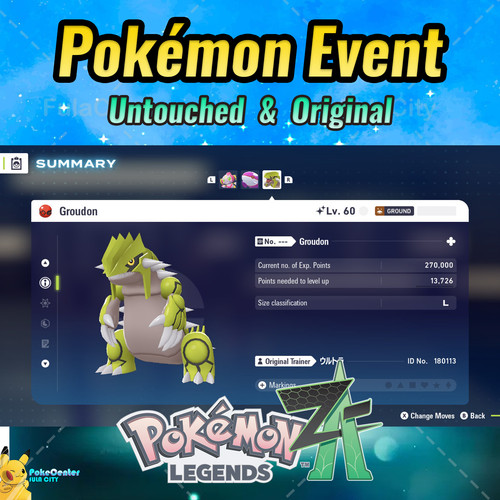 Shiny groudon evento - shiny, ⚫evento
