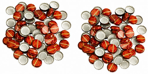 100 tappi tappo rosso corona - tappo,