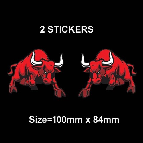 Adesivo vinile red angry - adesivo, bull