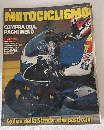 Motociclismo 1993 bmw r - 3,