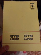 Ferrari Gtb Turbo Gts Turbo Libretto Uso E Manutenzione
