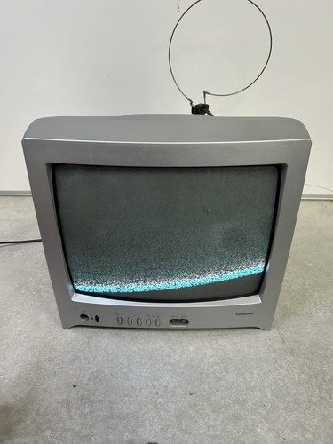 Toshiba crt silver tv - silver,