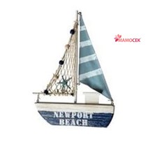 BARCA Barchetta legno cm17 h24