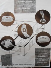 SIP TELEFONO IN OGNI LOCALE PUBBLICITA ANNI 60 VECCHIO OLD TELEPHONE AD 1960's