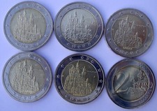 GERMANIA SET COMPLETO 5X2 EURO 2012 AJGDF BAYERN CASTELLO CASTLE
