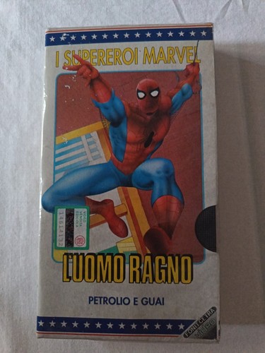 Vhs marvel uomo ragno - marvel, –