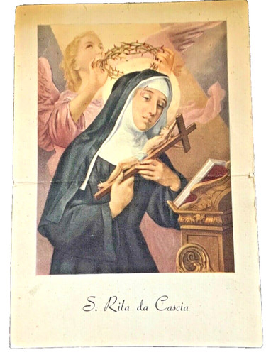 Antica cartolina santa rita - cartolina,