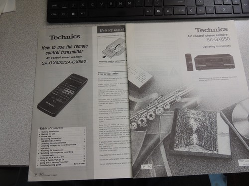 Ricevitore stereo technics - ricevitore,
