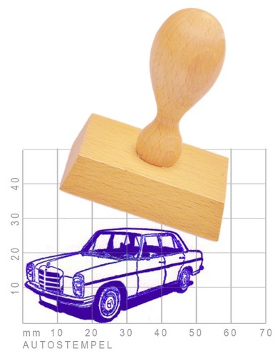 Timbro auto epoca mercedes - timbro,