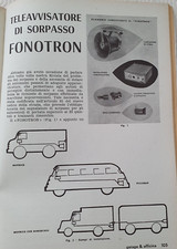 FONOTRON AUTOCARRI TELEAVVISATORE BUS  - PUBBLICITA' D'EPOCA ADVERTIS ADV-GO2