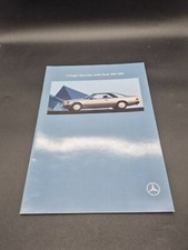 CATALOGO  BROCHURE  I COUPE' MERCEDES BENZ