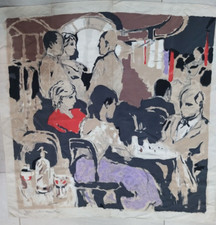 foulard in seta, vintage, Alberto Sughi, premio letterario Viareggio 1985