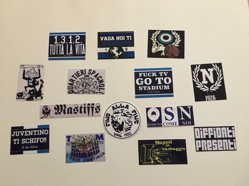 Napoli adesivi ultras - napoli, 14