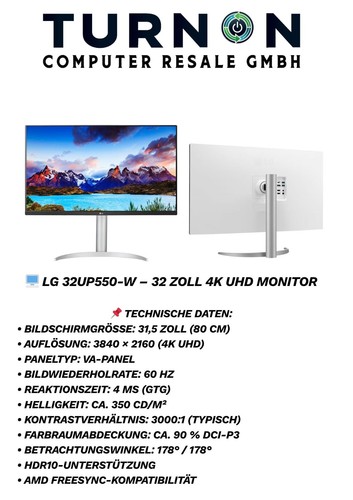 32up550 monitor led 32 - lg,