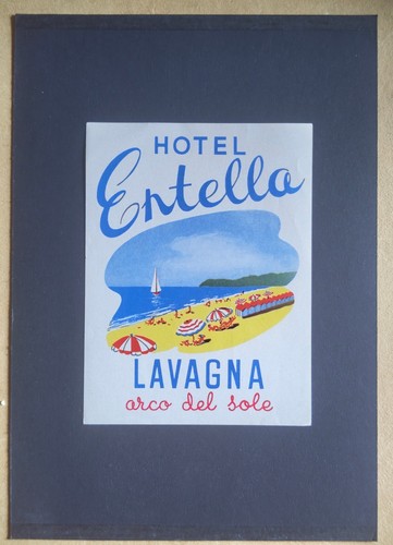 Luggage label hotel entella - luggage,