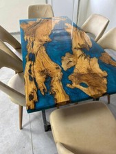 Tavolo da pranzo fiume resina