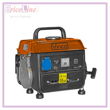 GENERATORE DI CORRENTE 0,8KW 63CC 1HP BENZINA 2 TEMPI VINCO 60104