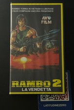 RAMBO 2 “LA VENDETTA” con Sylvester Stallone - VHS ITA in Italiano