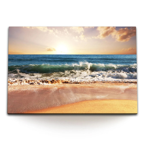 Quadro tela 120x80 mare - quadro,