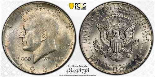 Mezzo dollaro kennedy 1964 - mezzo,