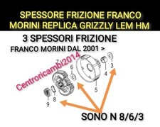 Spessore frizione franco - frizione,