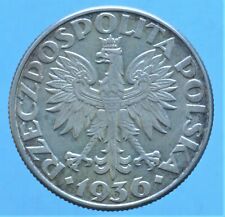 POLONIA 2 ZLOTE 1936 MONETE DA