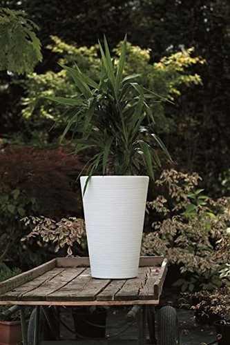 Vaso tondo alto resina - tondo,