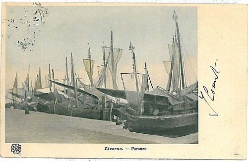 Cartolina epoca livorno - cartolina, d'epoca: