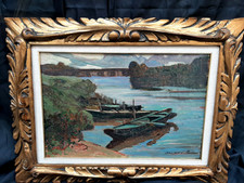 DIPINTO -FIRMATO-  BARCHE SUL