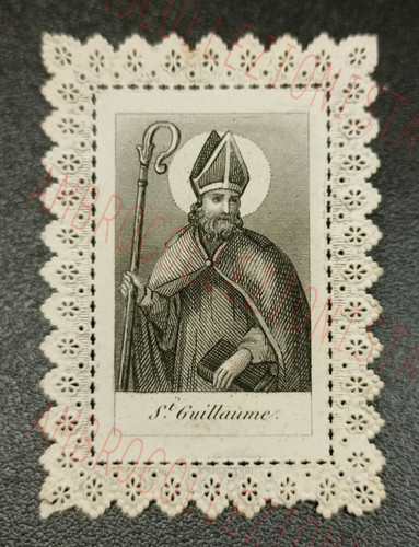 Santino antico con pizzo - con,