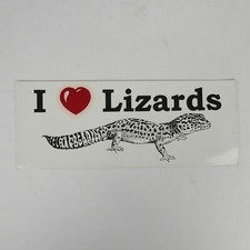 Adesivo I Love Lizards