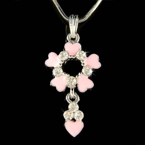 Collana forma cuore con - forma,