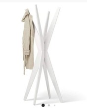 , Appendiabiti Da Terra Di Design,  Bianco , Appendiabiti Moderno