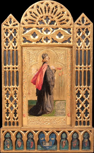 Pezzo altare preraffaellita - d'altare,