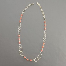 Collana in oro 18 carati e  corallo di Sardegna