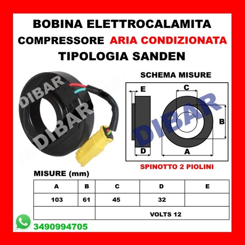 Bobina elettrocalamita - bobina,