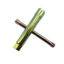 Chiave doppia a tubo 8/10 per scatola porta attrezzi Fiat 500 F L R N D d'epoca