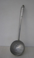 ANTICO MESTOLO IN ALLUMINIO VINTAGE VECCHI UTENSILI ARREDO DA CUCINA DEL 900