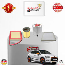 KIT TAGLIANDO 4 FILTRI CITROEN DS4 1.6 E- HDI 82KW 112CV DAL 2011 ->