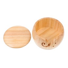  1 Impostare la ciotola di filato di legno Pratico maglieria a maglieria Ciotola