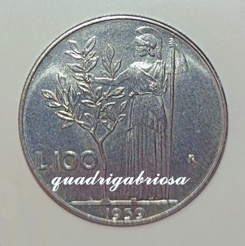 Repubblica 100 lire - 100, 1959