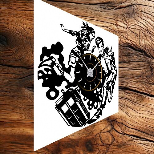 Orologio vinile parete - in,