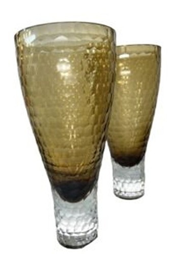 Murano battuto amber honey - amber,