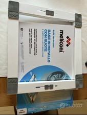 Meliconi Base Wash Pro Base in Metallo Anti-Vibrazione con Ruote - Bianca