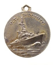 medaglia marina militare italiana nave c.t indomito argento militaria corvetta