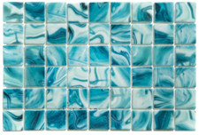 Mosaico in vetro pressato su