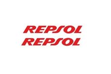 REPSOL Adesivi 2pz ROSSO LUCIDO 14x2cm