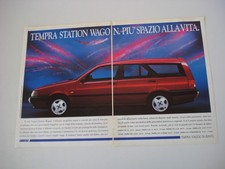advertising Pubblicità 1991 FIAT TEMPRA SW